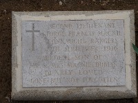 Struma Military Cemetery - MacNie, George Francis